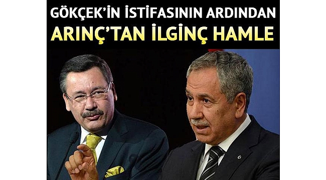 Gökçek gitti, Arınç o tweeti kaldırdı!