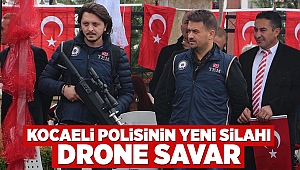 Kocaeli polisinin yeni silahı drone savar