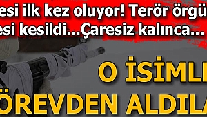 PKK nefessiz kaldı! O isimleri görevden aldılar