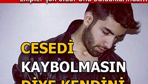 Cesedi kaybolmasın diye kendini yatağa bağladı