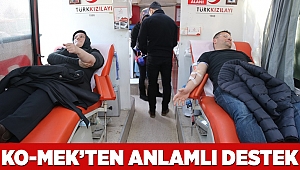 KO-MEK'ten anlamlı destek