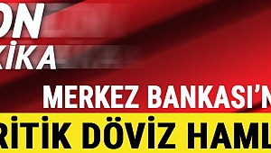 Merkez Bankası'ndan kritik müdahale