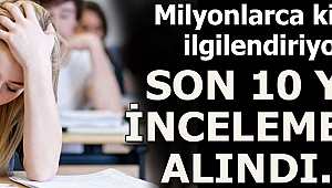 Son dakika: ÖSYM'den flaş açıklama! Son 10 yılın tüm sınavları...