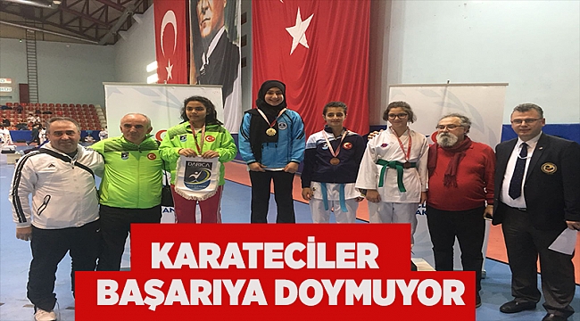 Karateciler başarıya doymuyor