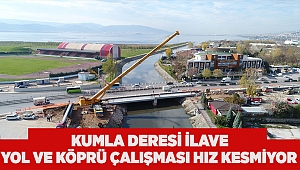 Kumla Deresi İlave Yol ve Köprü Çalışması Hız Kesmiyor