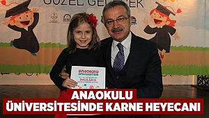 ANAOKULU ÜNİVERSİTESİNDE KARNE HEYECANI