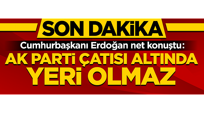 Cumhurbaşkanı Erdoğan konuşuyor...