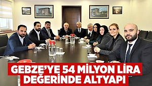 Gebze'ye 54 milyon lira değerinde altyapı