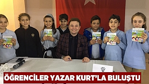 Öğrenciler Yazar Kurt’la Buluştu