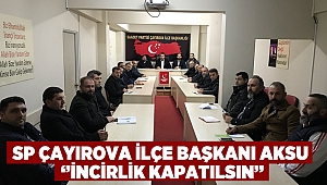 SP İlçe Başkanı Aksu '' İncirlik Kapatılsın''