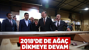 2018’de de ağaç dikmeye devam