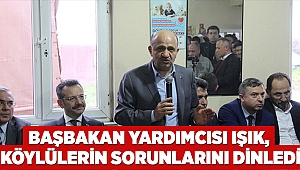 Başbakan Yardımcısı Işık, köylülerin sorunlarını dinledi