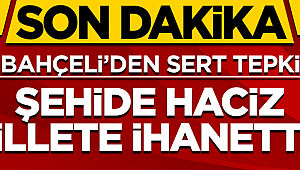 Devlet Bahçeli'den sert tepki: Şehide haciz millete ihanettir