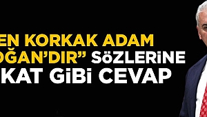 "En korkak adam Erdoğan'dır" sözlerine tokat gibi cevap