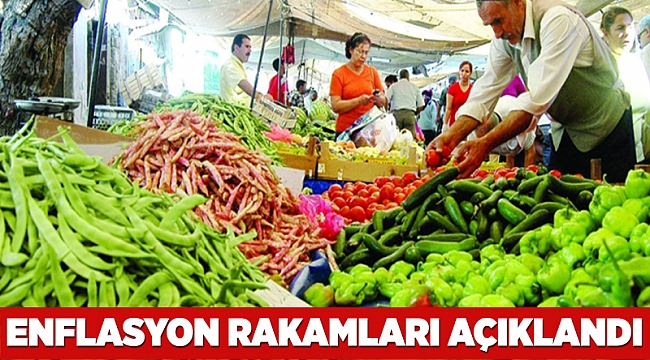 Enflasyon rakamları açıklandı