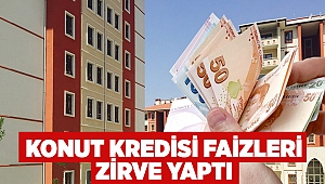 Konut kredisi faizleri zirve yaptı