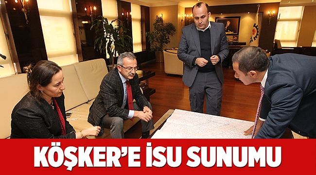 Köşker’e İSU sunumu