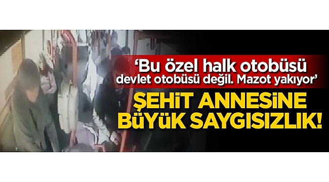 Şehit annesine büyük saygısızlık!