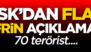 TSK öldürülen terörist sayısını açıkladı!,