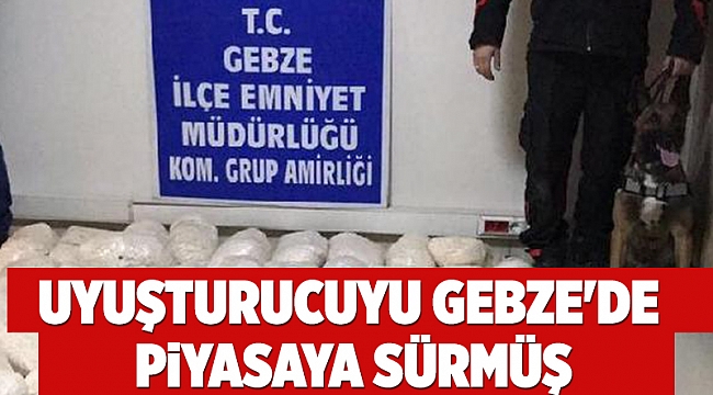 Uyuşturucuyu Gebze'de Piyasaya Sürmüş