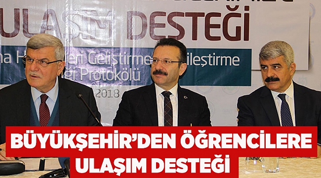  Büyükşehir’den öğrencilere ulaşım desteği