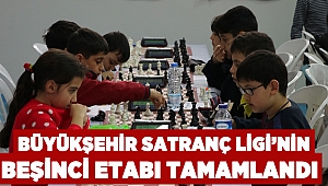 Büyükşehir Satranç Ligi’nin beşinci etabı tamamlandı