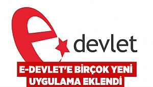 E-Devlet'e birçok yeni uygulama eklendi