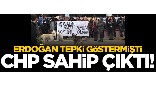 Erdoğan tepki göstermişti... CHP sahip çıktı!