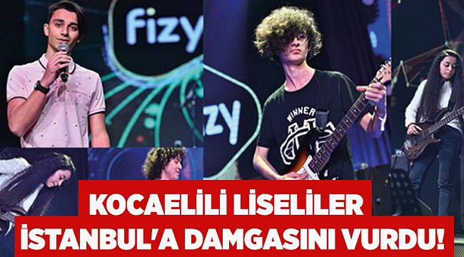 Kocaelili Liseliler İstanbul'a damgasını vurdu!