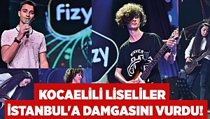 Kocaelili Liseliler İstanbul'a damgasını vurdu!