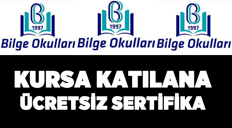 Kursa katılana sertifika ücretsiz