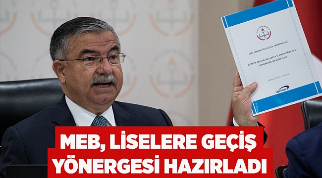 MEB, liselere geçiş yönergesi hazırladı