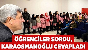 Öğrenciler sordu, Karaosmanoğlu cevapladı