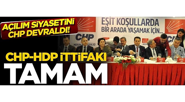 CHP-HDP ittifakı başladı! Paneli onlar yönetti