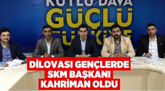 Dilovası gençlerde SKM başkanı Kahriman oldu