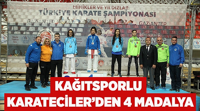 Kağıtsporlu Karateciler’den 4 madalya