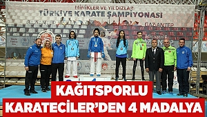 Kağıtsporlu Karateciler’den 4 madalya