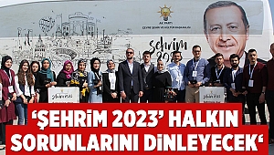 ‘Şehrim 2023’ halkın sorunlarını dinleyecek‘