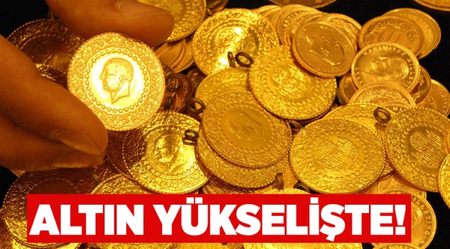 Altın yükselişte!