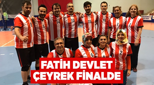 Fatih devlet çeyrek finalde