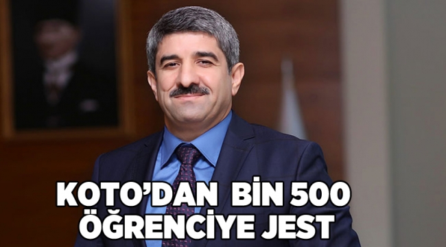 KOTO’dan bin 500 öğrenciye jest