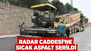 Radar Caddesi’ne sıcak asfalt serildi