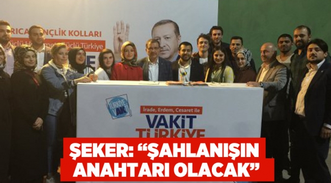 Şeker: “Şahlanışın anahtarı olacak”