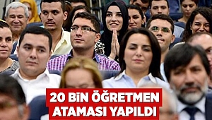 20 bin sözleşmeli öğretmen ataması yapıldı