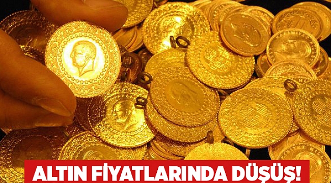 Altın fiyatlarında düşüş