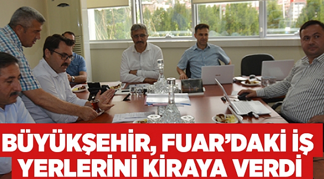 Büyükşehir, Fuar'daki iş yerlerini kiraya verdi