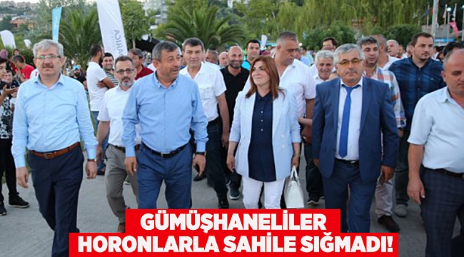 Gümüşhaneliler horonlarla sahile sığmadı!