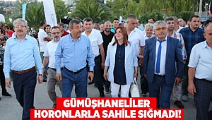 Gümüşhaneliler horonlarla sahile sığmadı!