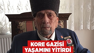 Kore gazisi yaşamını yitirdi