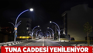 Tuna Caddesi Yenileniyor